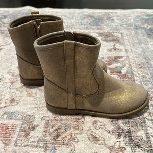 Old Navy US10 gold boots